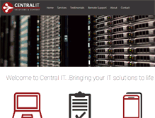 Tablet Screenshot of central-it.co.uk